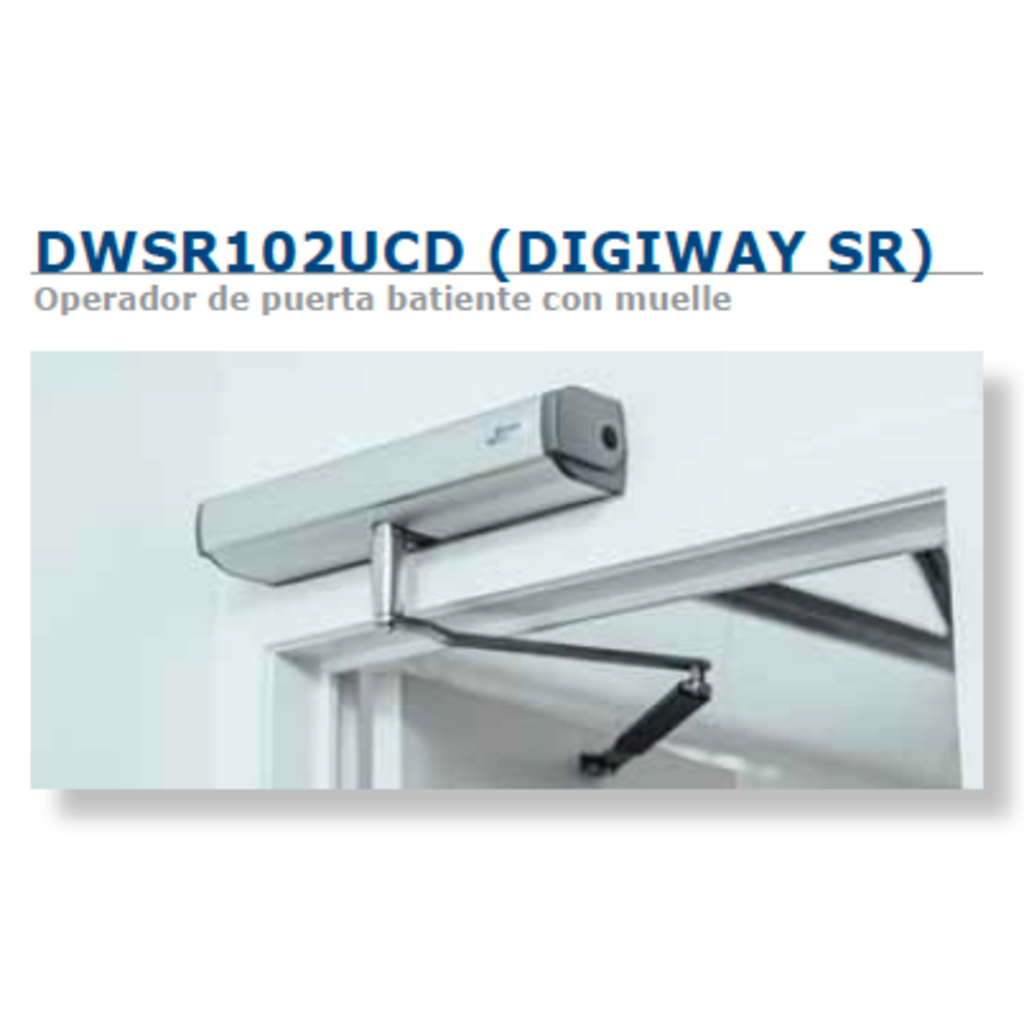 MOTOR DIGIWAY PLUS SIMPLE C/BRAZO 230VAC-120KG