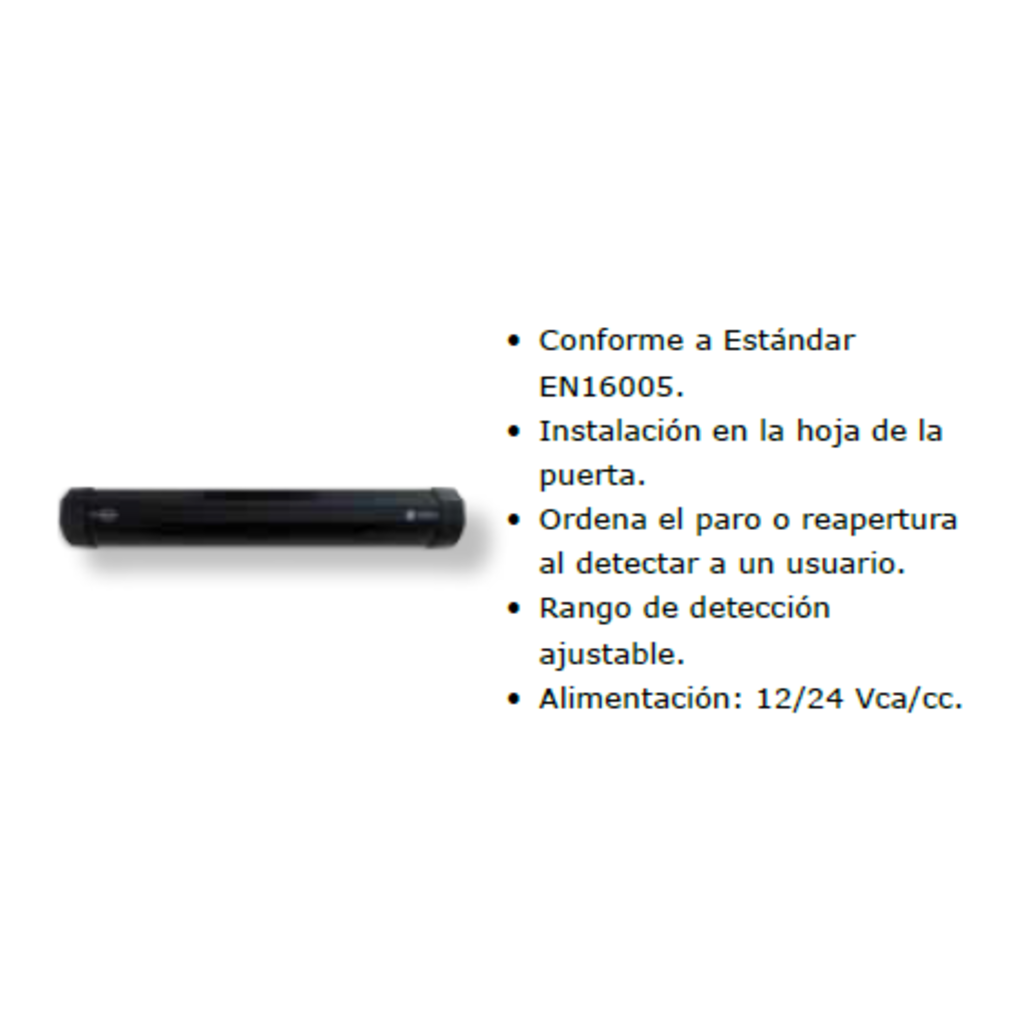 RADAR SEG.DIGIWAY AP/CIERRE PTA.(MONTAJE HOJ.PTA)