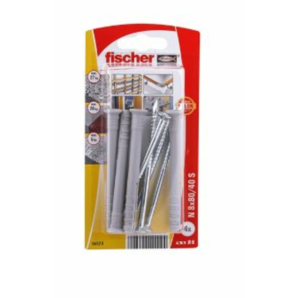 PQ. TACO CLAVO N 8X80 K  PQ. TACO CLAVO N 8X80 K