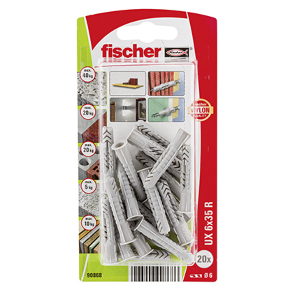 TACO UX-R EN BLISTER CON REBORDE 10X60 RK  TACO UX-R EN BLISTER CON REBORDE 10X60 RK