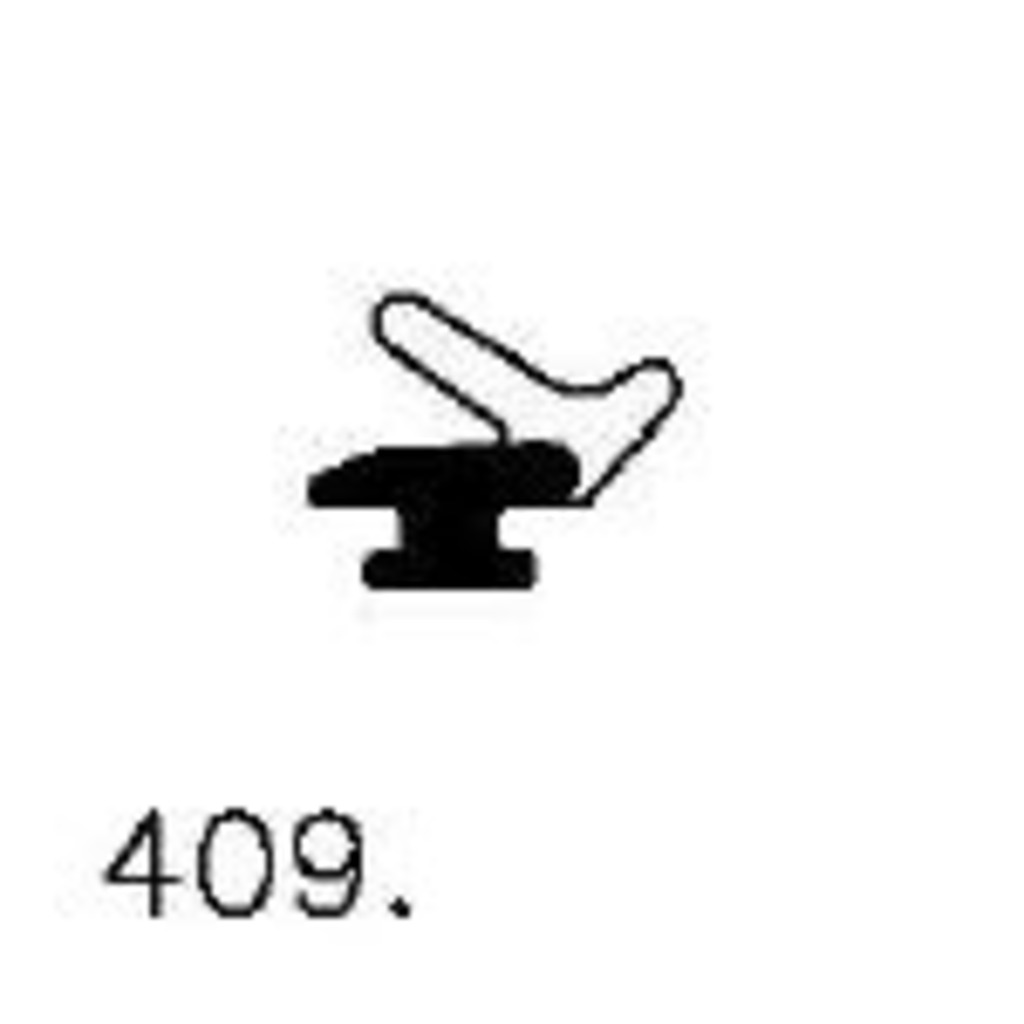 GOMA HOJA 409.039 INDALSU DOMO TELEPROFIL  GOMA HOJA 409.039 INDALSU DOMO TELEPROFIL