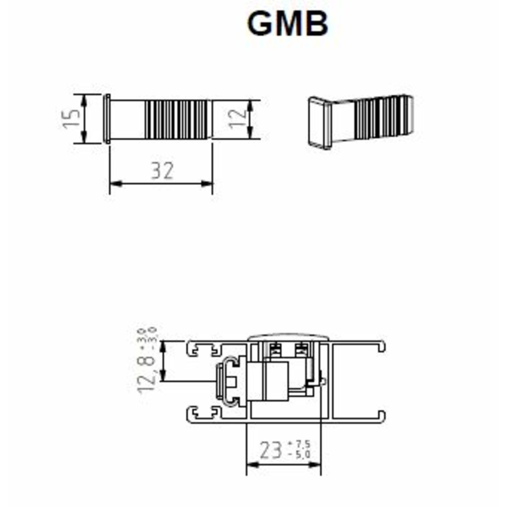 GANCHO MULTIPUNTO ALUALPHA GMB