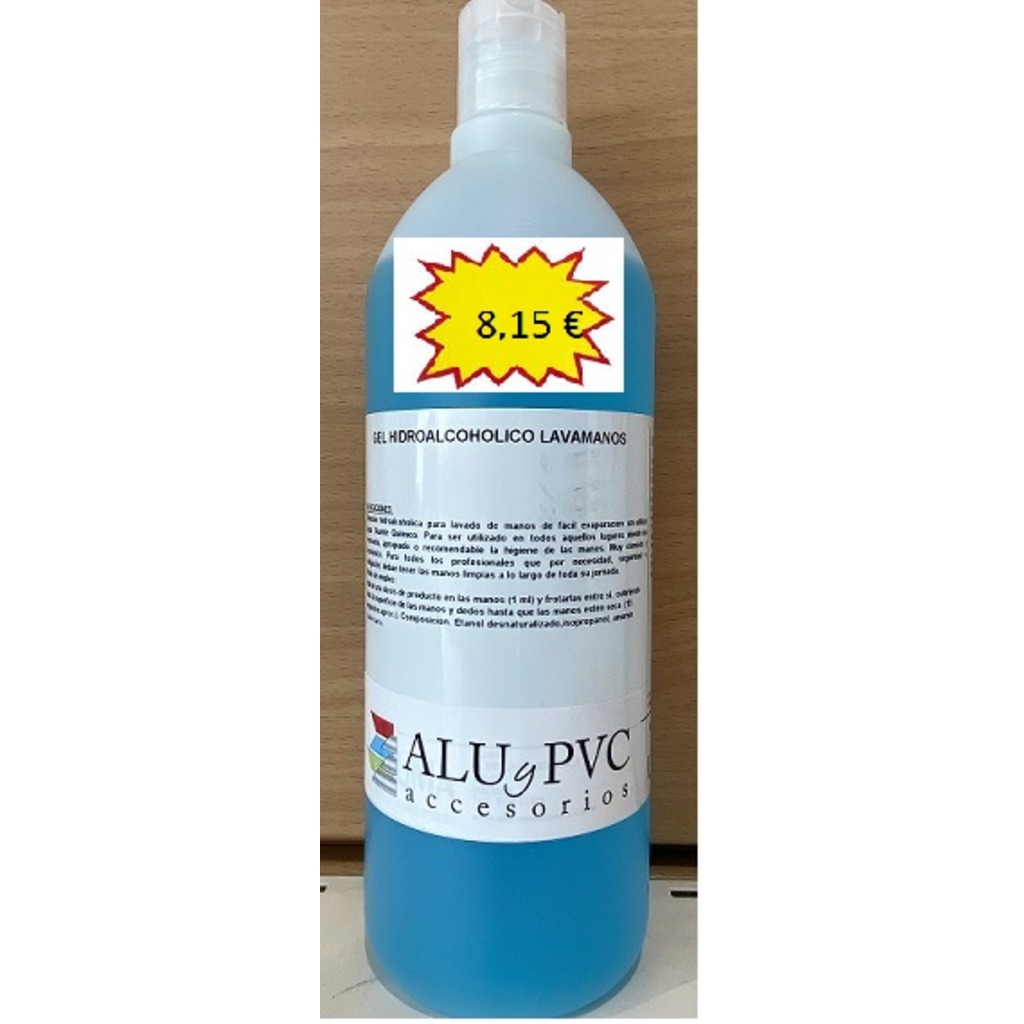 GEL HIDROALCOHOLICO 1LITRO GEL HIDROALCOHOLICO 1LITRO