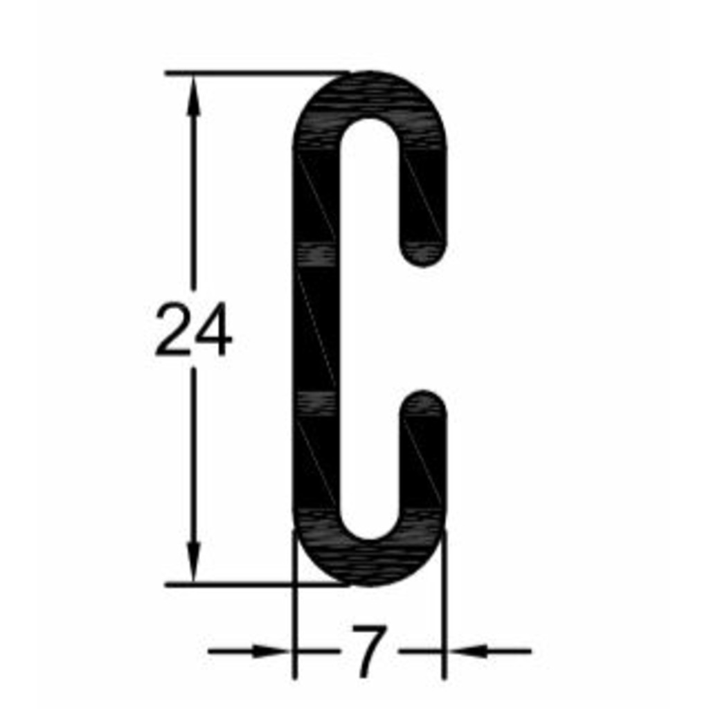 GOMA ALC-24K GRIS  GOMA ALC-24K GRIS