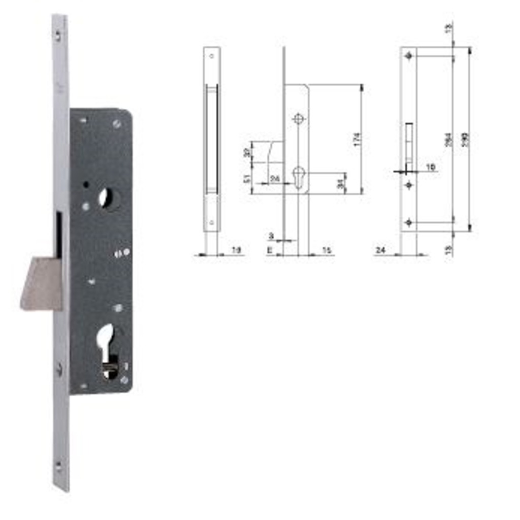 CERRA.ELECTA EMB. FRTE INOX SOLO PAL S/B  CERRA.ELECTA EMB. FRTE INOX SOLO PAL S/B
