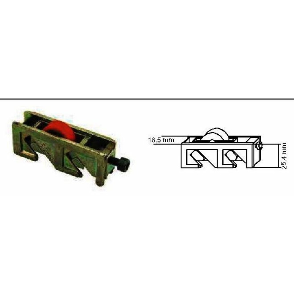 RUEDA C23 2300 A400 ZAMAC REGULABLE