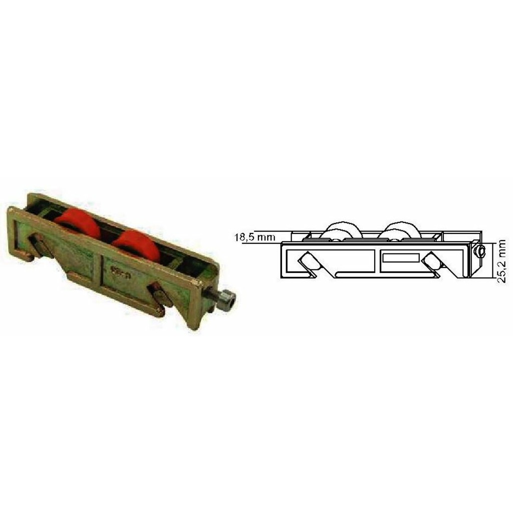 RUEDA REGUL. ZAMAK TANDEM S/2300 C23