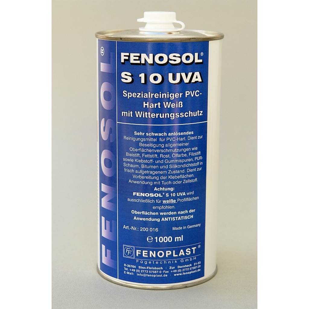 LIMPIADOR PVC S10 UVA 1L FENOSOL MEDIA/FUERTE