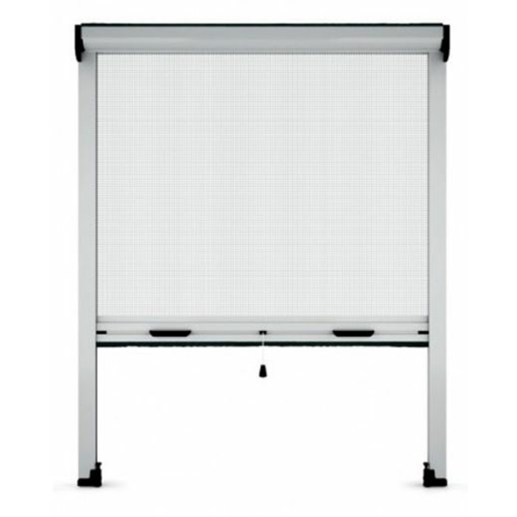MOSQUITERA ENROLLABLE RECORTABLE 160X140 BLANCO