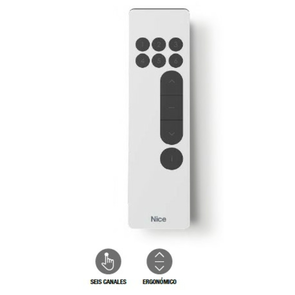 EMISOR MANDO A DISTANCIA 6 CANALES NICE EMISOR MANDO A DISTANCIA 6 CANALES NICE
