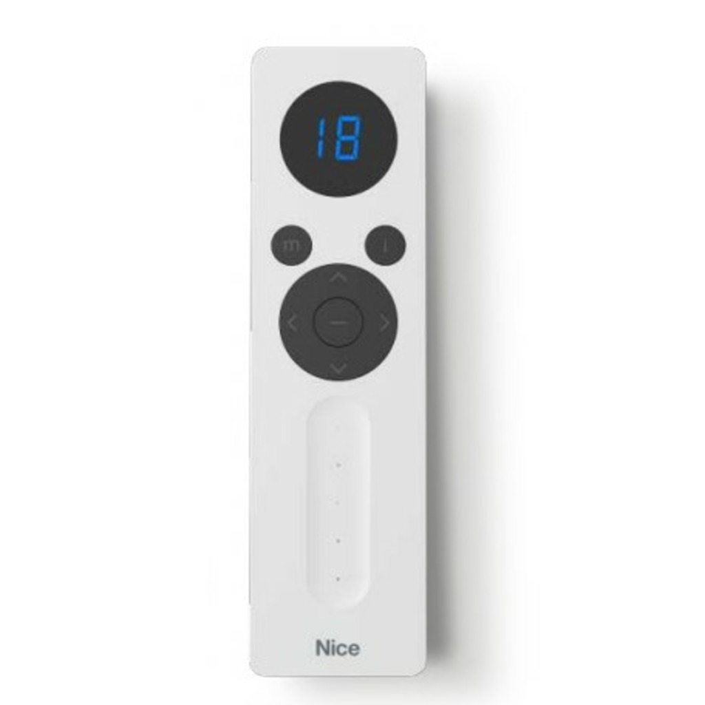 EMISOR NICE DOMI P18V CON SLIDER BLANCO NICE EMISOR NICE DOMI P18V CON SLIDER BLANCO NICE