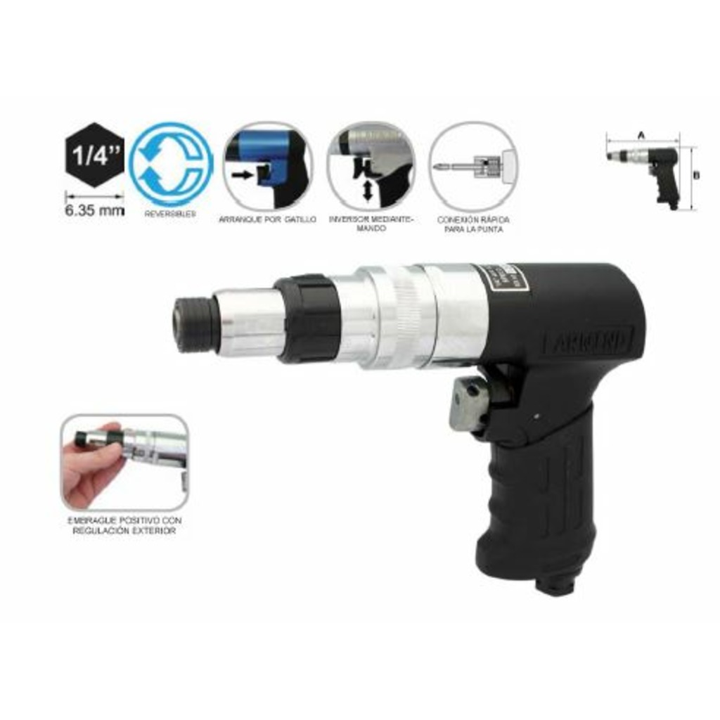 ATORNILLADOR EMBRAGUE EXT.1800 RMP LAR-404IC