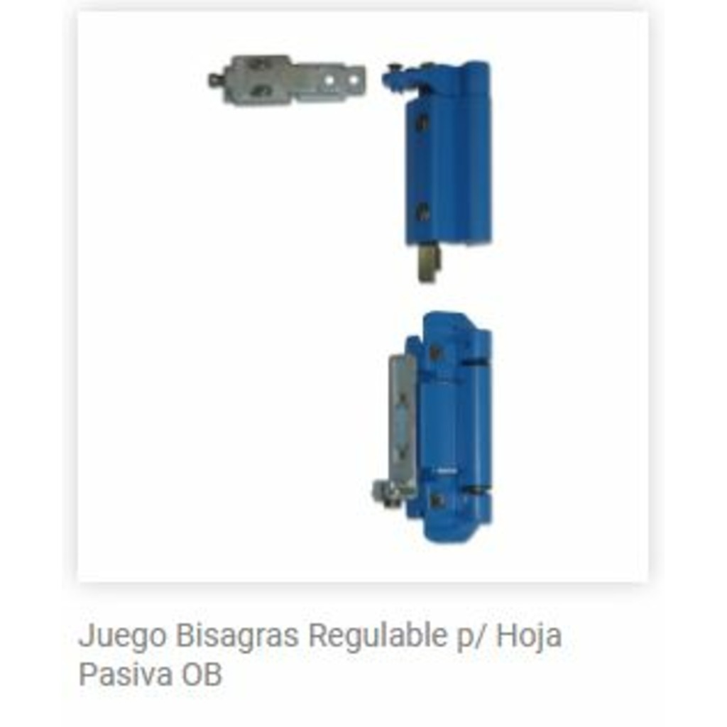 OB ALUALPHA JGO.BISAGRAS H.PASIVA PLATA G2