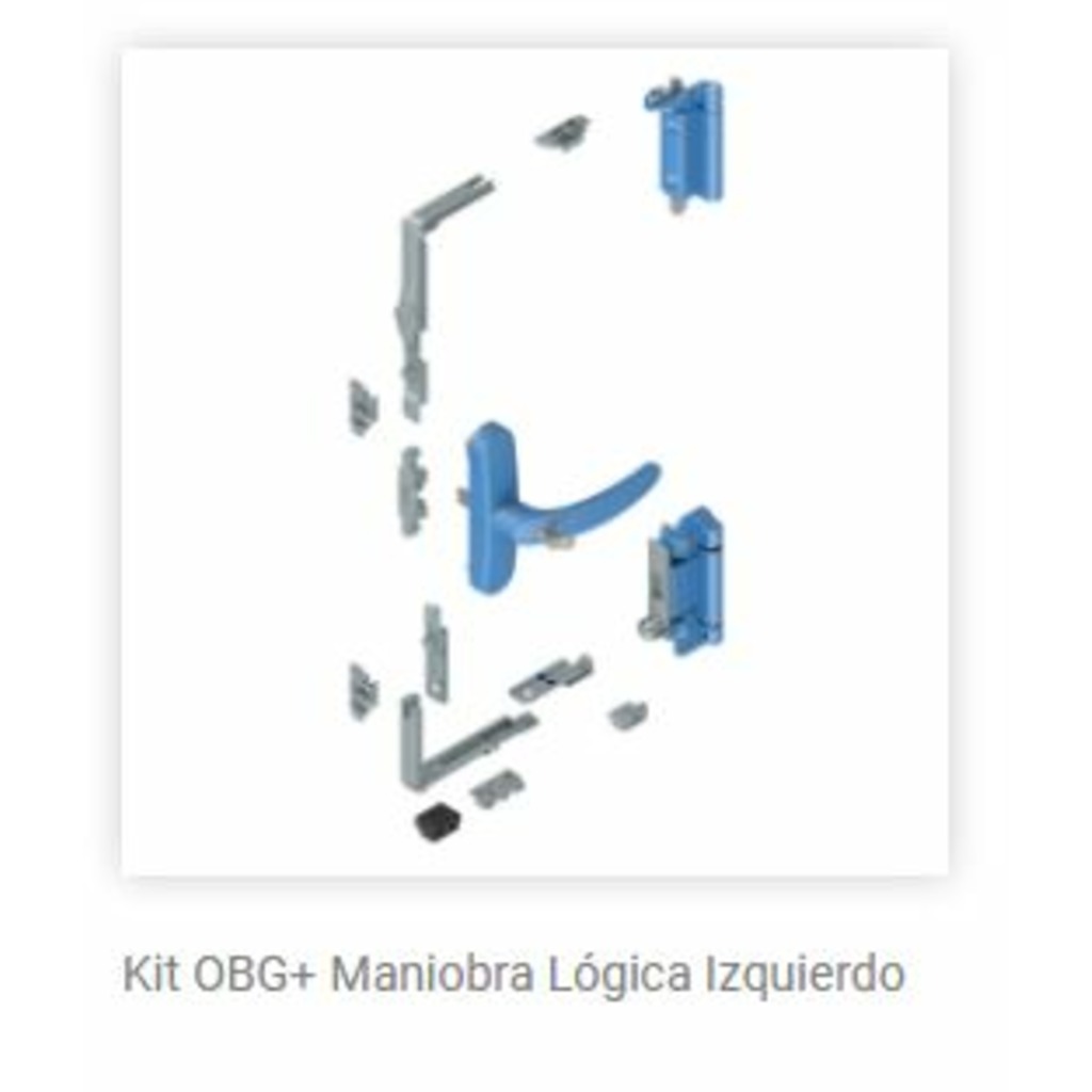 OB ALUALPHA KIT BASE AP.LOGICA IZQ.NEGRO