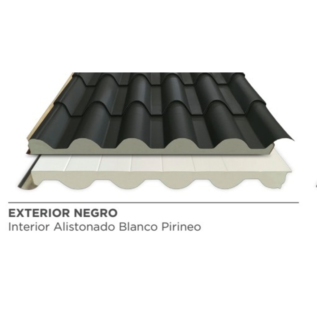 METRO2 PANEL ISOPAN NEGRO BLANCO DE 40MM  METRO2 PANEL ISOPAN NEGRO BLANCO DE 40MM
