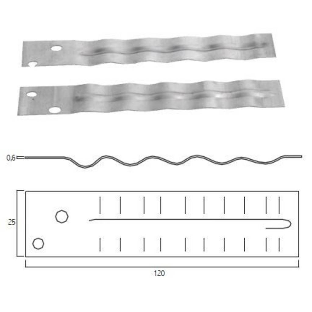 PATILLA-GARRA PUERTA JULCAR 120x25
