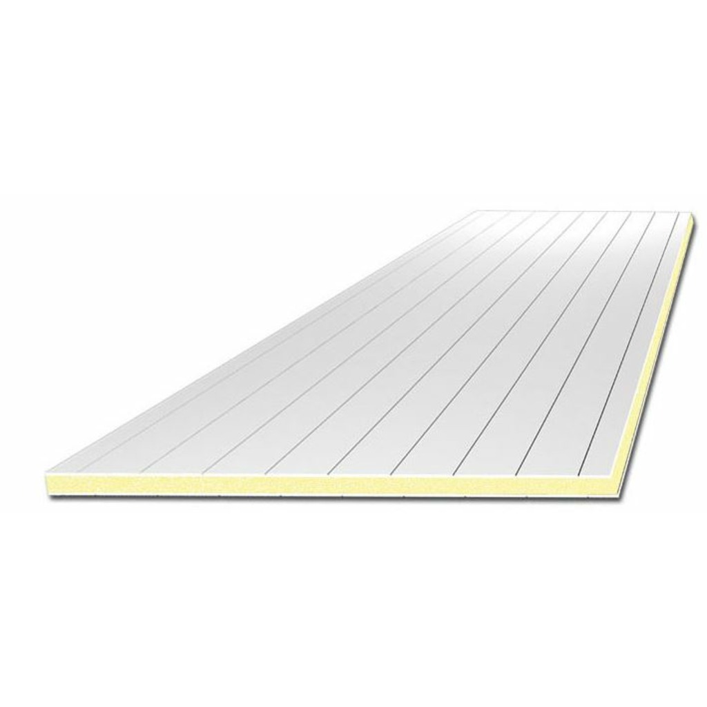 PANEL 2 X 1 X 0.8/16 RANURADO BLANCO