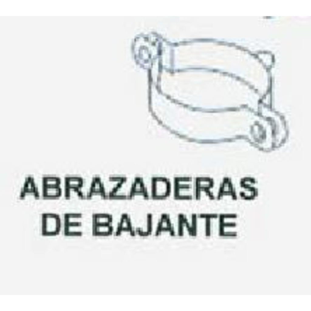ABRAZADERA BAJANTE-80 BLANCO,ROJO,NEGRO Y TABACO  ABRAZADERA BAJANTE-80 BLANCO,ROJO,NEGRO Y TABACO