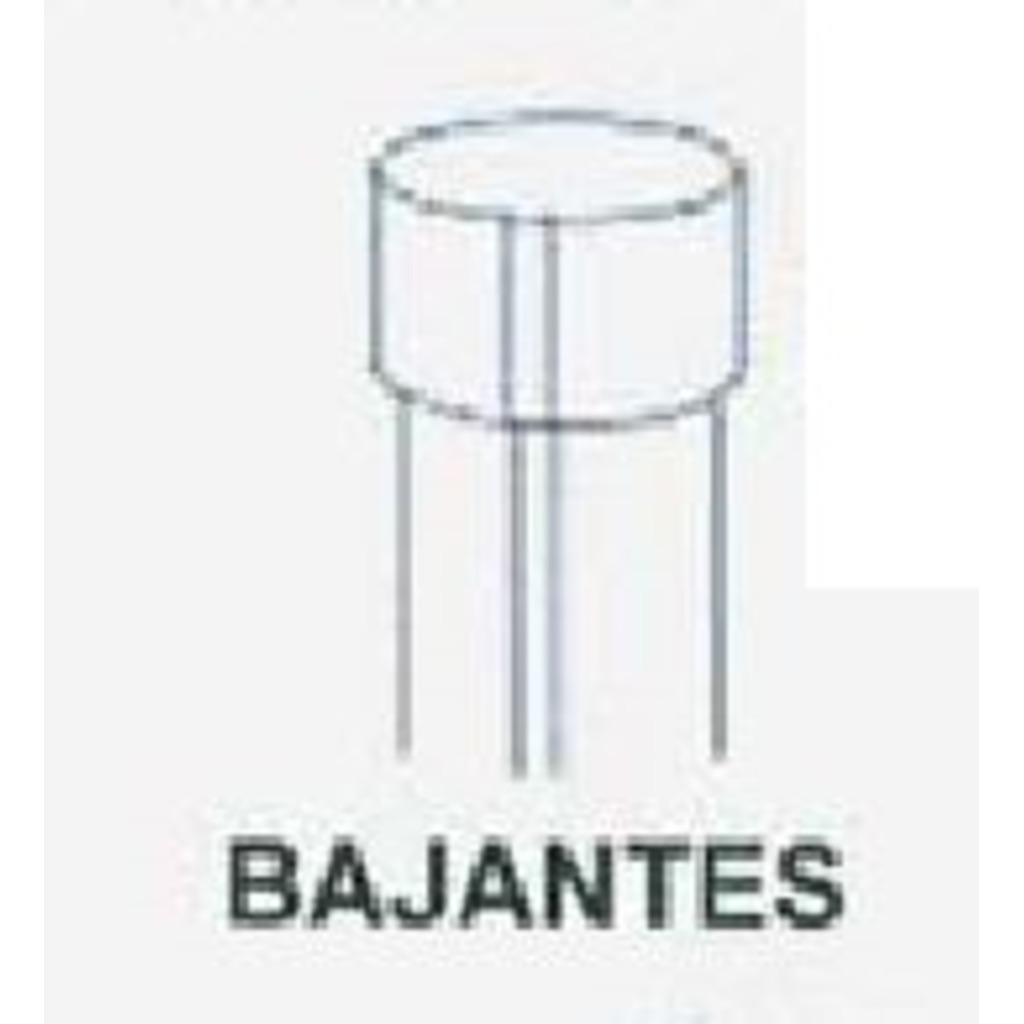 BAJANTE 80 BLANCO (3 MT) ROJO,NEGRO,TABACO Y 7016  BAJANTE 80 BLANCO (3 MT) ROJO,NEGRO,TABACO Y 7016