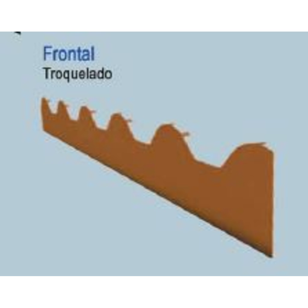 REMATE FRONTAL TEJA RC TROQUELADO 1MTS. ISOPAN  REMATE FRONTAL TEJA RC TROQUELADO 1MTS. ISOPAN