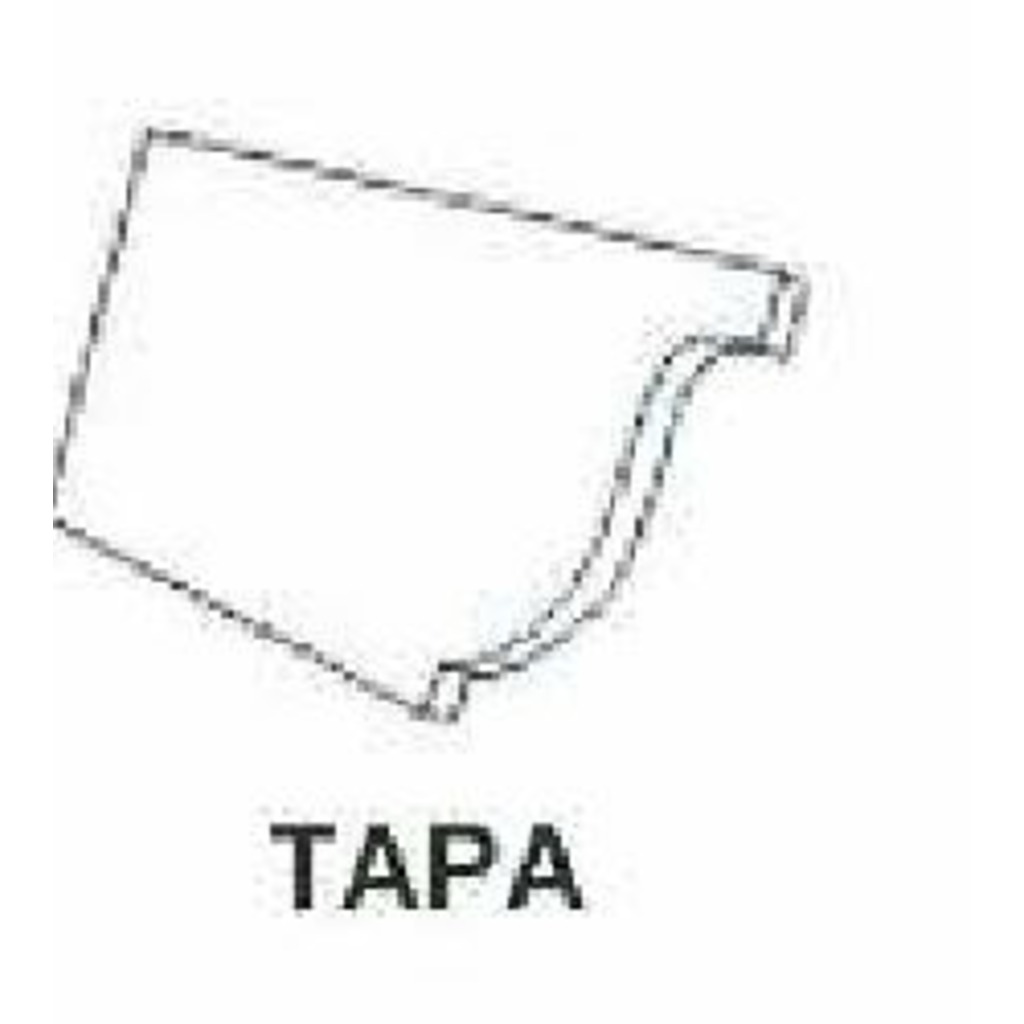 TAPAS CANALON STANDAR BLANCO ISOPAN/CUBIERT  TAPAS CANALON STANDAR BLANCO ISOPAN/CUBIERT