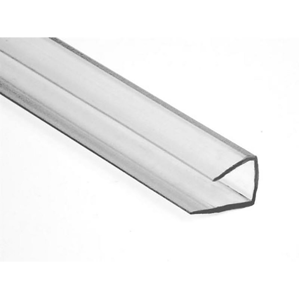 PERFIL U-16 MM.INCOLORO (2.10 MTS.)  PERFIL U-16 MM.INCOLORO (2.10 MTS.)