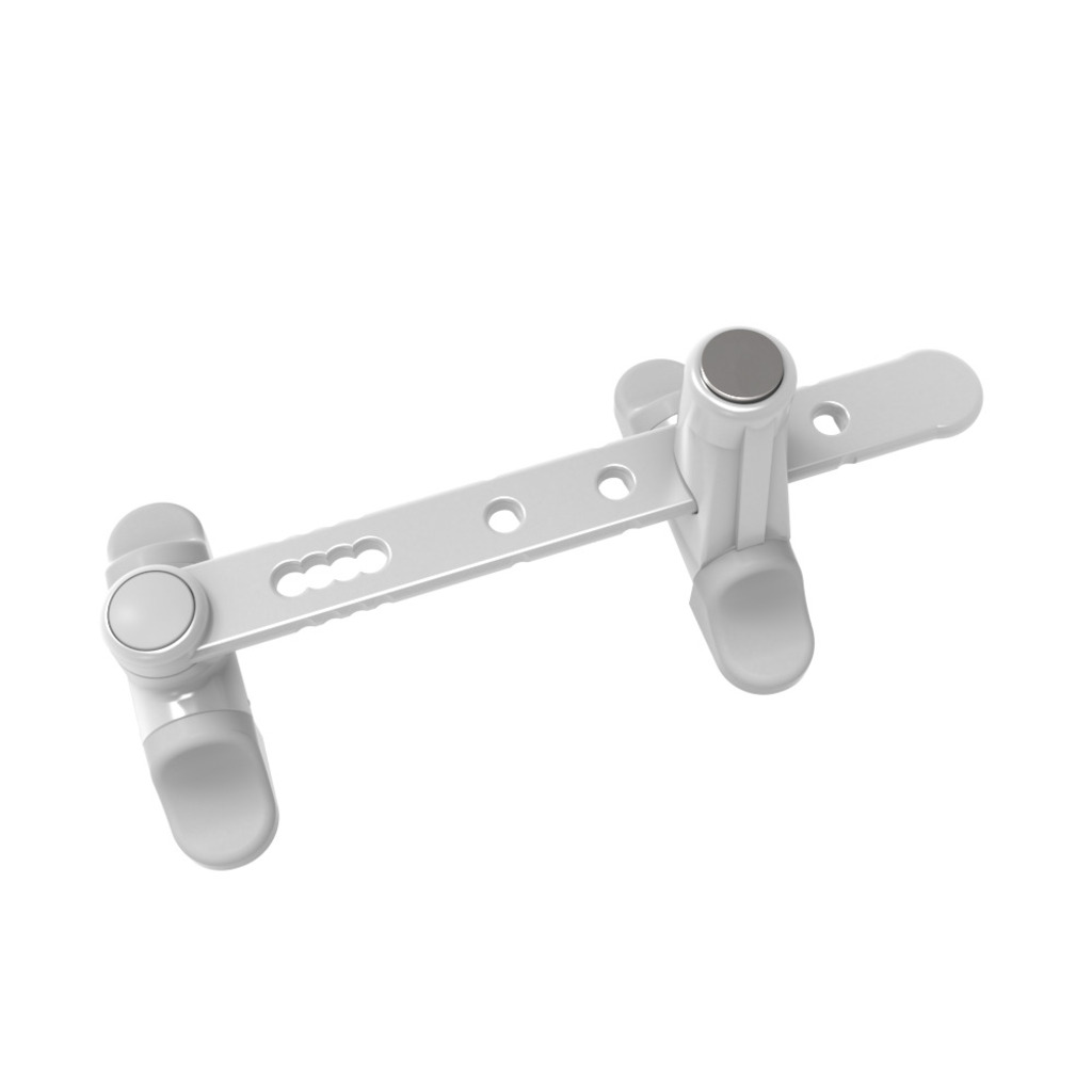 RETENEDOR PRACTICABLE C/PULSADOR BLANCO  RETENEDOR PRACTICABLE C/PULSADOR BLANCO
