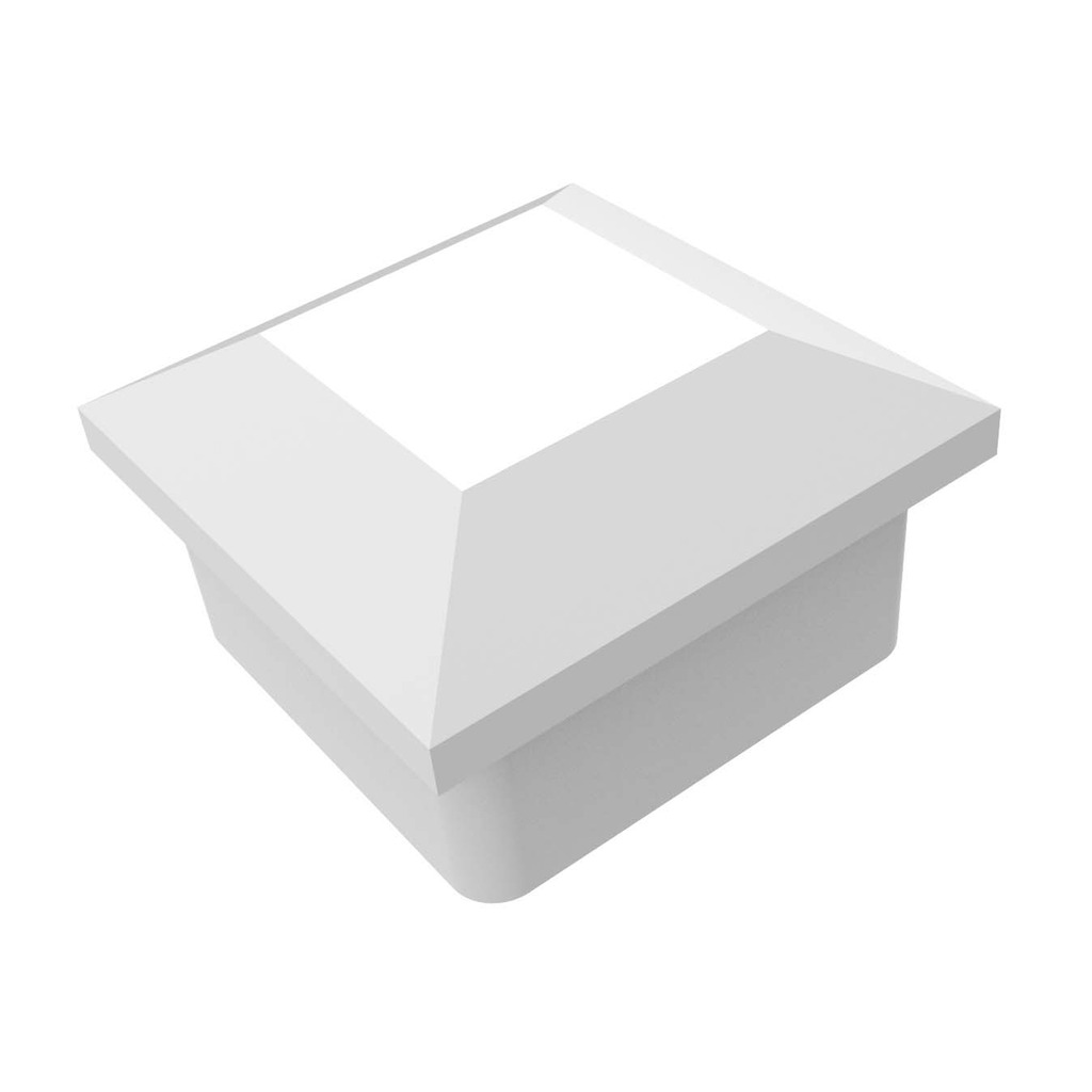 REMATE PIRAMIDE PLANA ALUM. 60X60 BLANCO  REMATE PIRAMIDE PLANA ALUM. 60X60 BLANCO