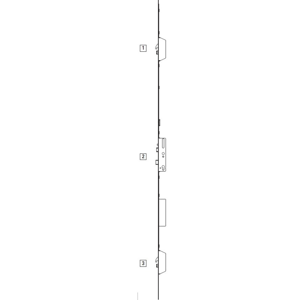 CERRADURA ENEO E700 4092P8 2200F3x16SIL 2AH 0203  CERRADURA ENEO E700 4092P8 2200F3x16SIL 2AH 0203