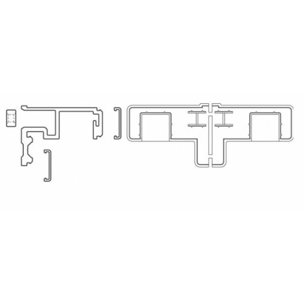 GUIA ESTRECHA PFOLD 4M R07.2 BLANCO
