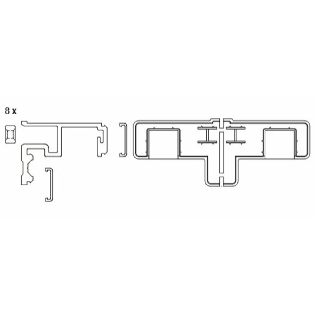 GUIA ESTRECHA PFOLD 4M R01.1 PLATA