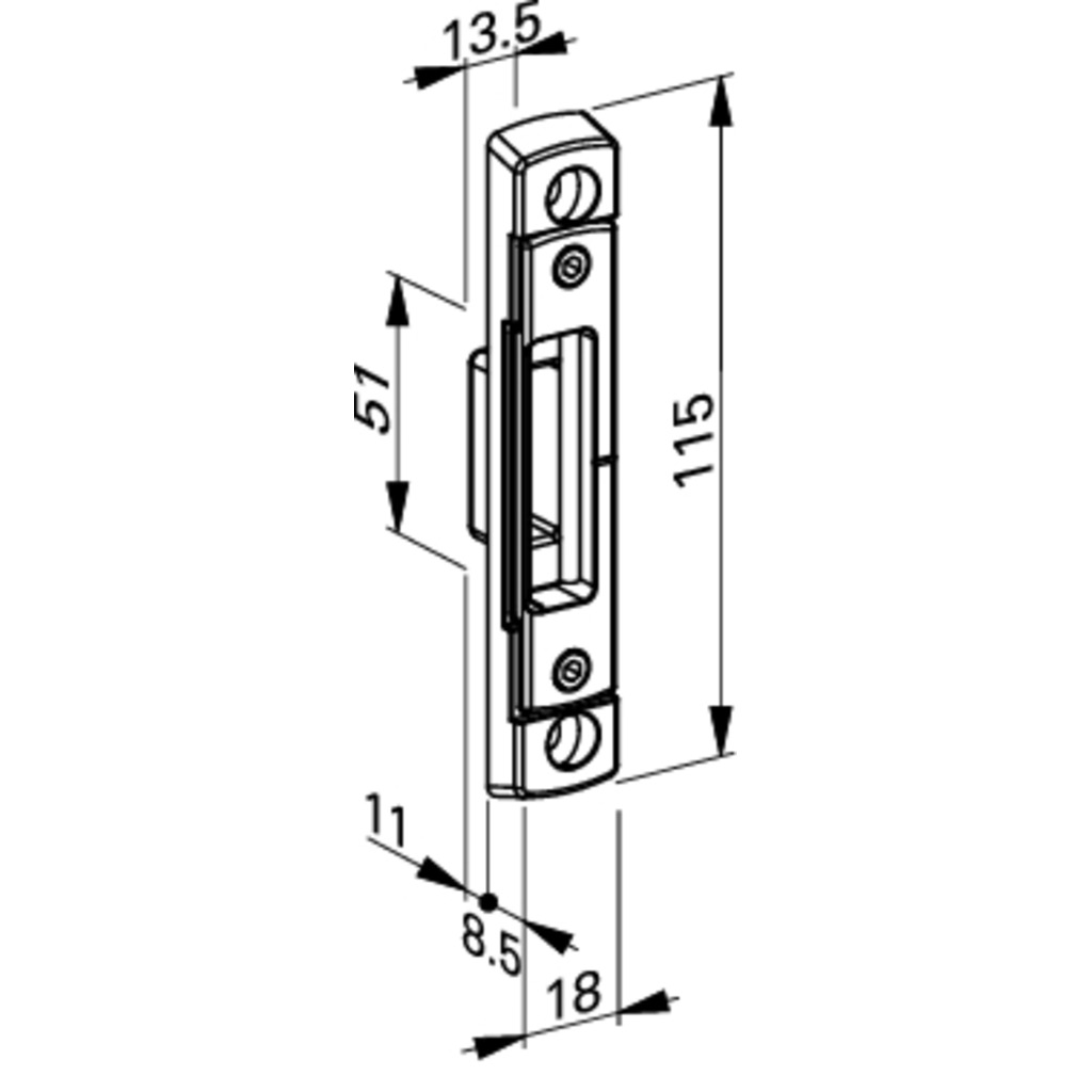 CERRADERO TANDEO CA 60A MADERA 7/8 20MM.SIL  CERRADERO TANDEO CA 60A MADERA 7/8 20MM.SIL