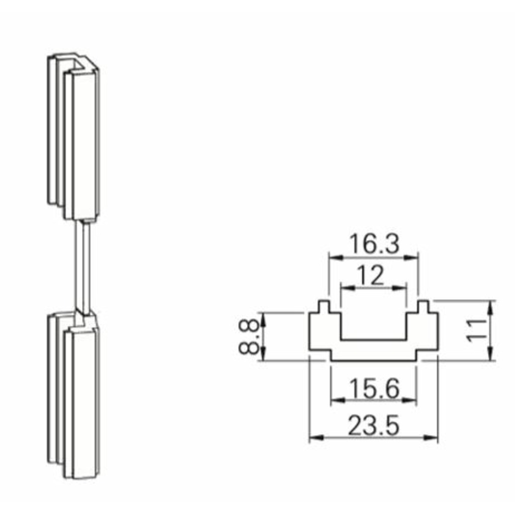 CALZO S002 ALTURA 11 MM. PARA CREM.COR. (3 JGOS)  CALZO S002 ALTURA 11 MM. PARA CREM.COR. (3 JGOS)