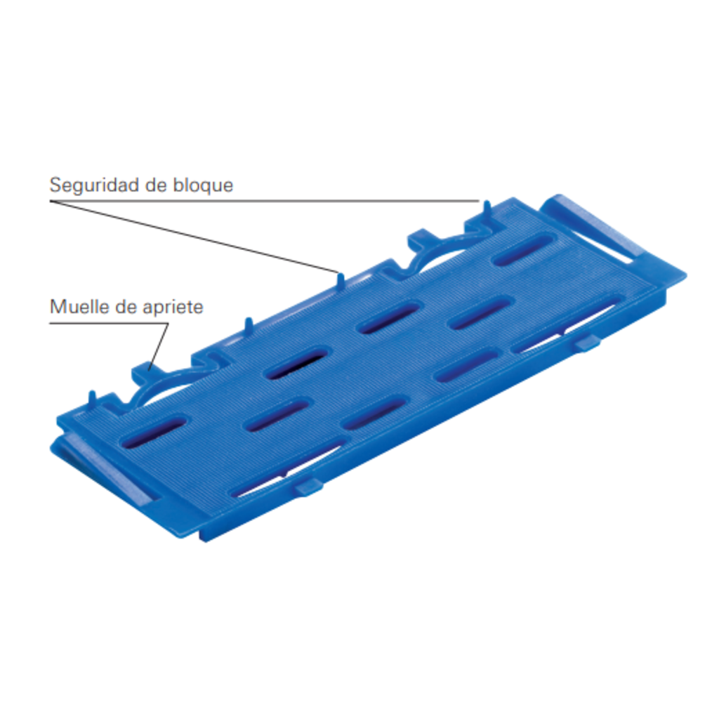 CALZO CUNA GFE X305 110X45,7X7,5MM K0 AZ 500