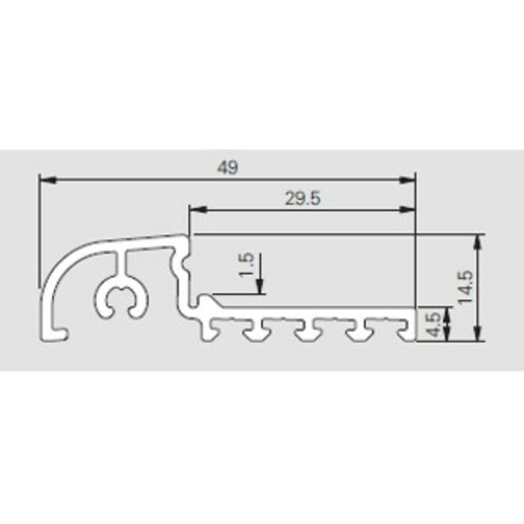 VIERTEAGUAS E6/C-0 ADII 6M (PRECIO METRO)