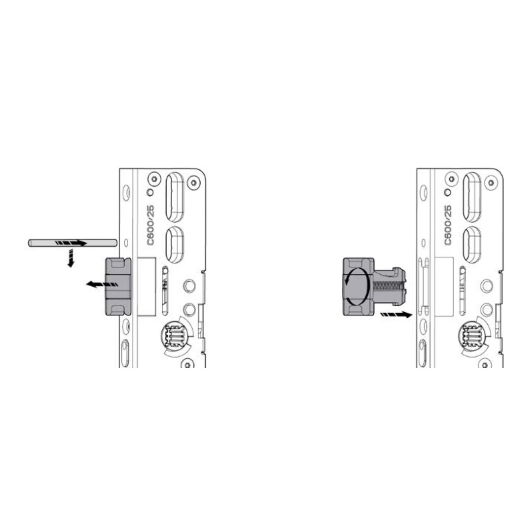 CERRADURA BULONES C600 2592P8 2200F2X16SIL4V 22225  CERRADURA BULONES C600 2592P8 2200F2X16SIL4V 22225