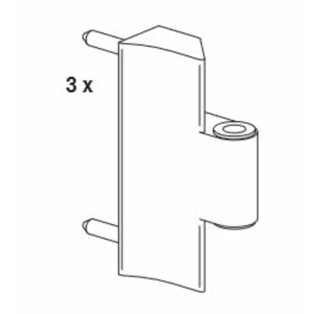 SOPORTE MARCO PFOLD S25 16MM R07.2 3UND.BLANCO  SOPORTE MARCO PFOLD S25 16MM R07.2 3UND.BLANCO