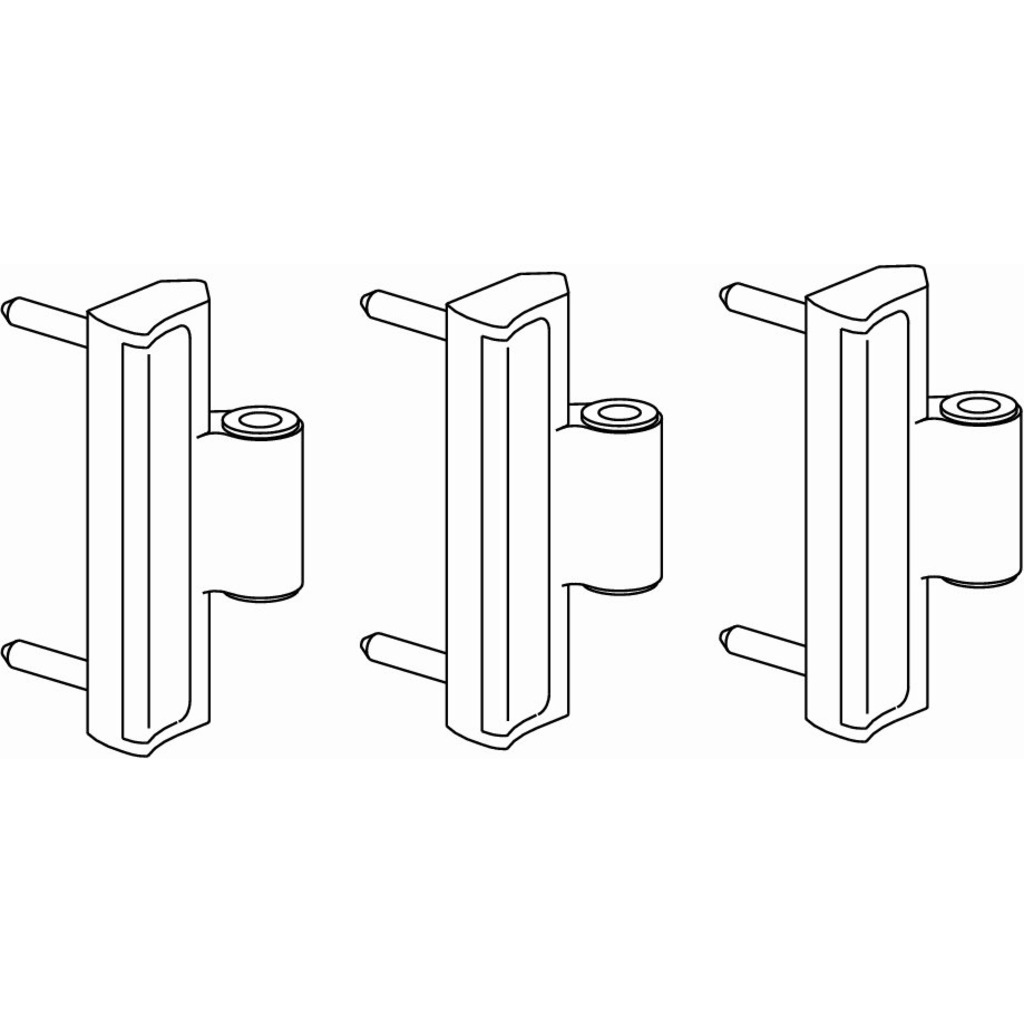 SOPORTE HOJA 20MM S25 PFOLD R01.1 3UND.PLATA