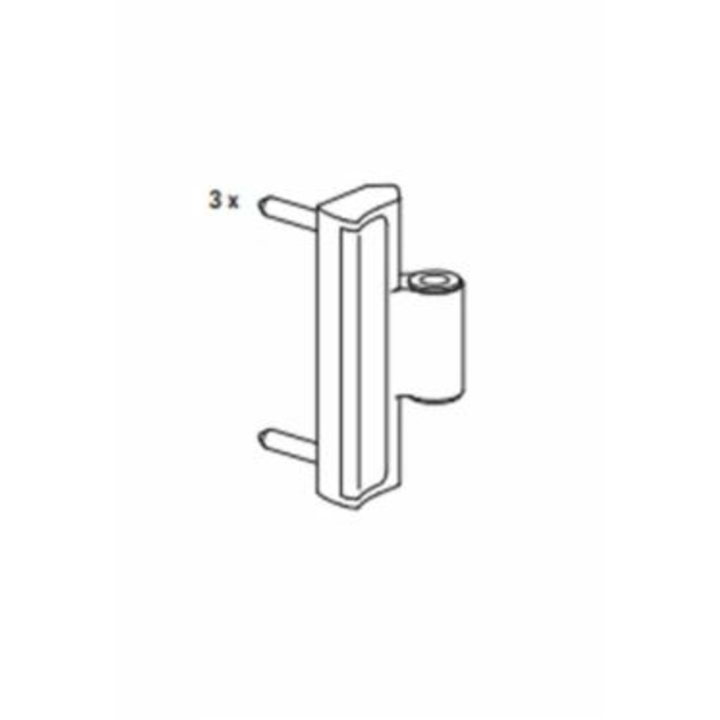 SOPORTE HOJA 30MM S40 PFOLD R07.2 3UND.BLANCO  SOPORTE HOJA 30MM S40 PFOLD R07.2 3UND.BLANCO