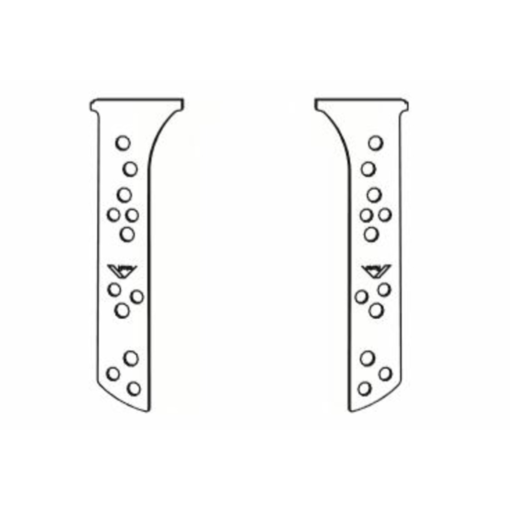 SUPLEMENTO SOPORTE CARROS BRONCE 6MM R05.3  SUPLEMENTO SOPORTE CARROS BRONCE 6MM R05.3