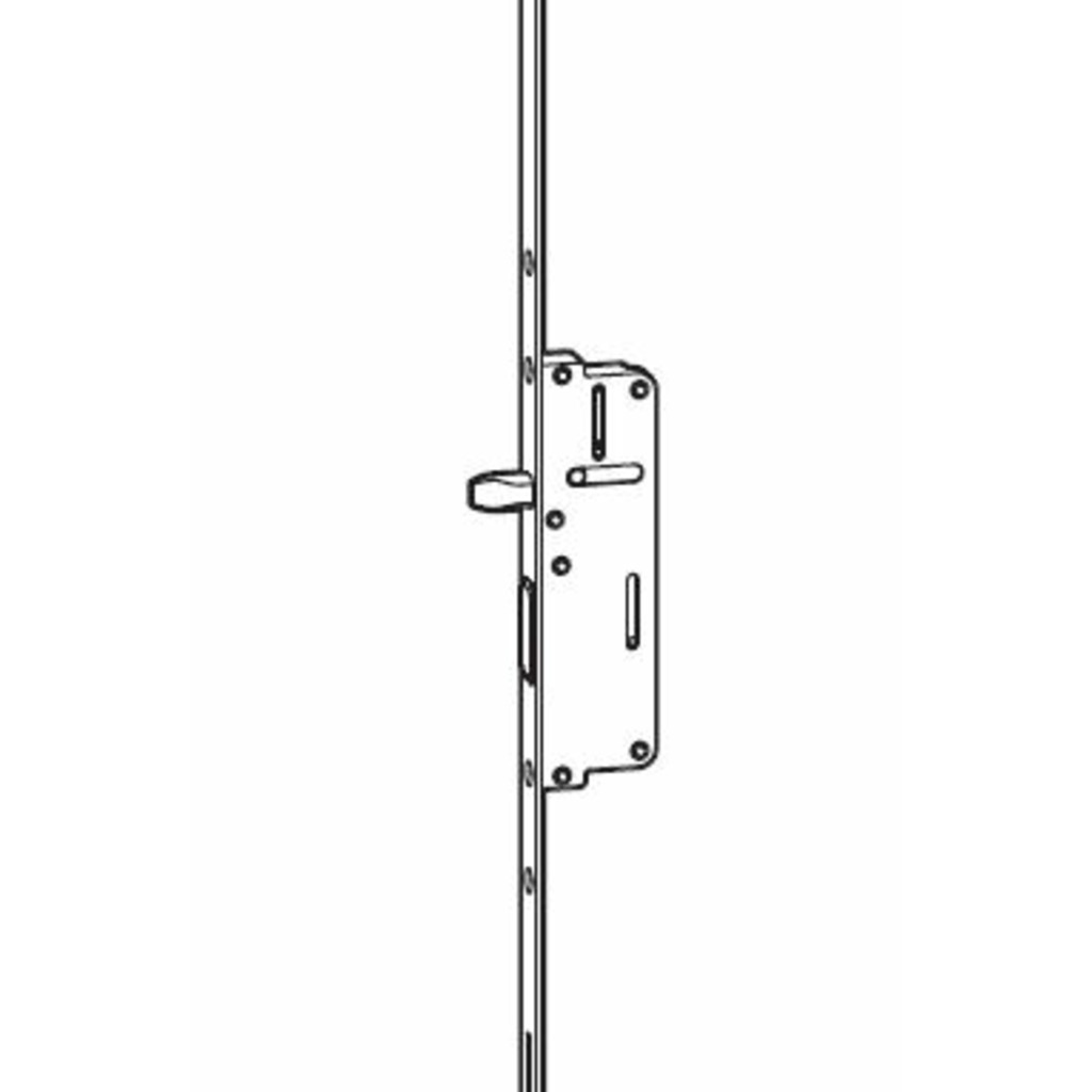 CERRADURA C600 PEST.RECTOS 4092P8 2200F3x16SIL 2CB  CERRADURA C600 PEST.RECTOS 4092P8 2200F3x16SIL 2CB