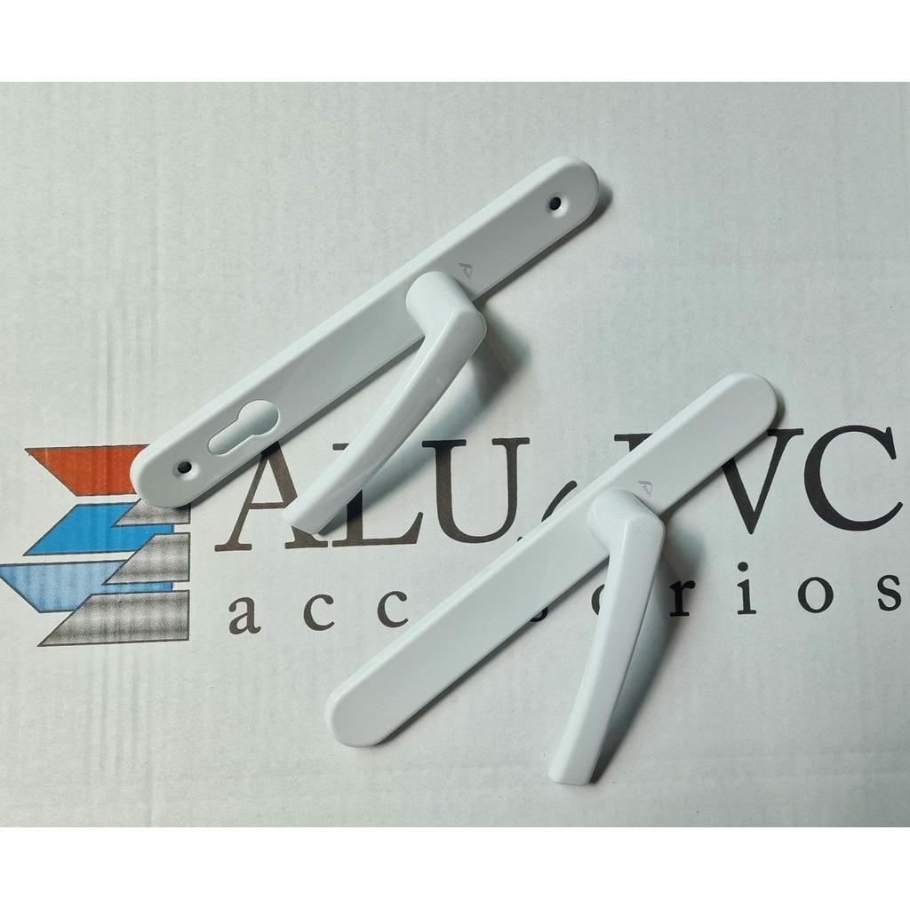 JGO. MAN.PLACA LARGA SIN BOCALLAVE EXTERIOR BLANCO  JGO. MAN.PLACA LARGA SIN BOCALLAVE EXTERIOR BLANCO