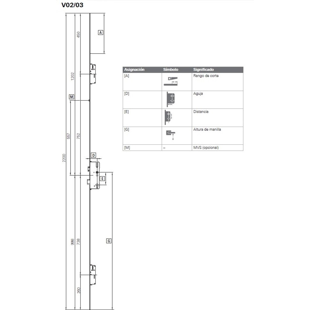 CERRADURA C600 4092P8 2200U6x24SIL 2C 0203  CERRADURA C600 4092P8 2200U6x24SIL 2C 0203