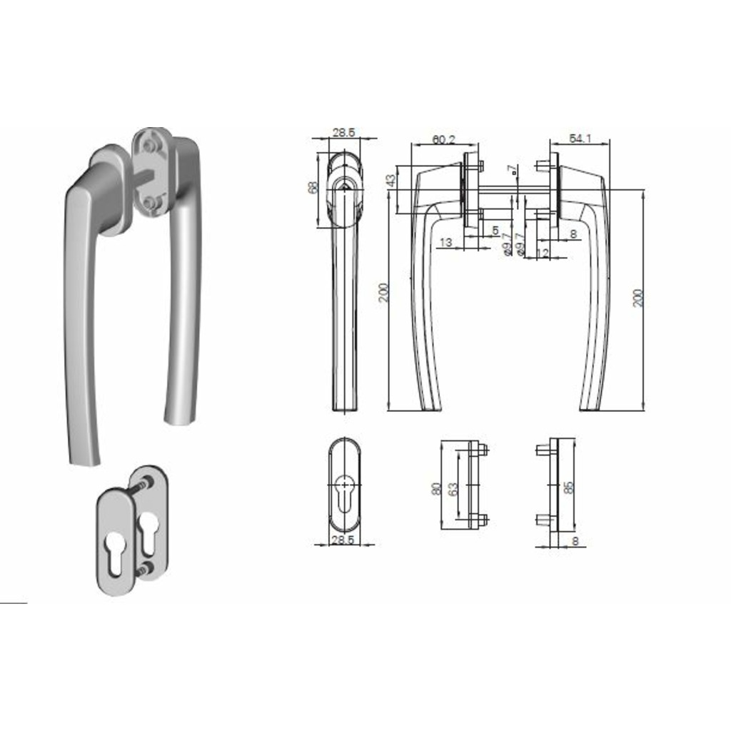 MANILLA+MANILLA ALVERSA M5X110 R072 BLANCO