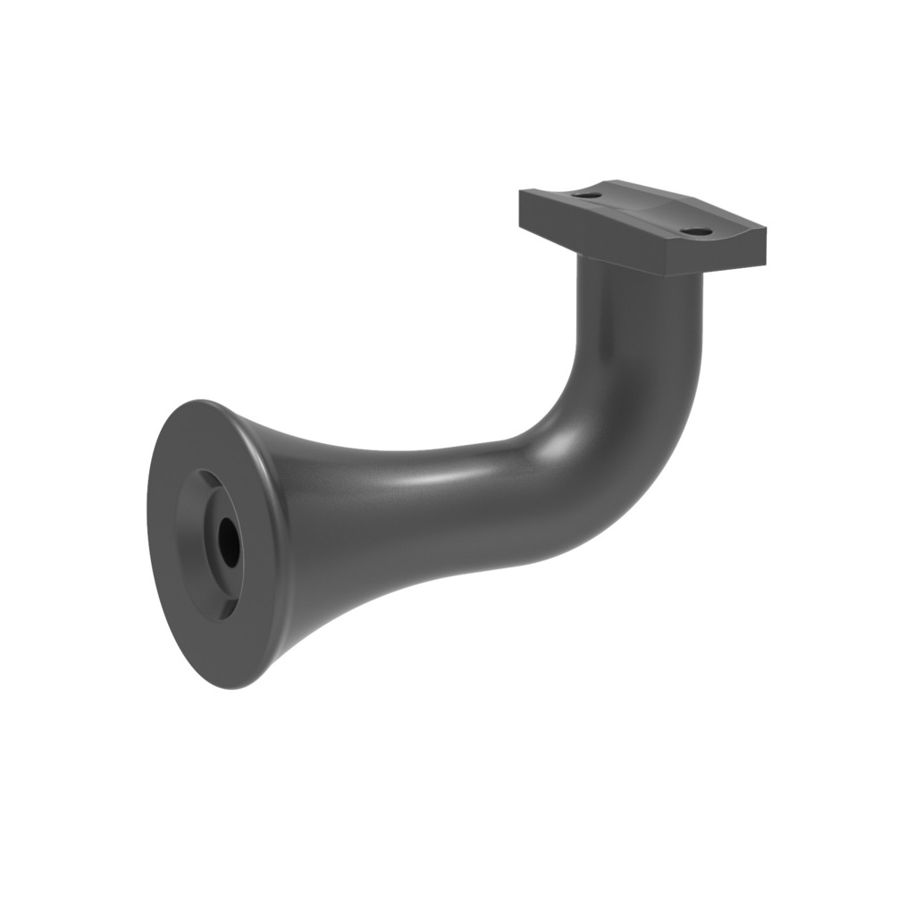 SOPORTE PASAMANOS S/ANODIZAR  SOPORTE PASAMANOS S/ANODIZAR