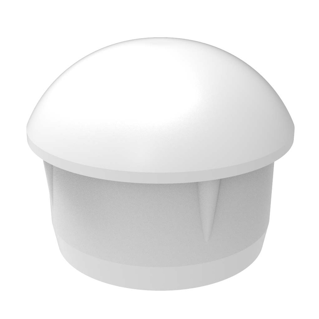 TAPA ALUMINIO TUBO REDONDO 40 Ø BLANCO  TAPA ALUMINIO TUBO REDONDO 40 Ø BLANCO