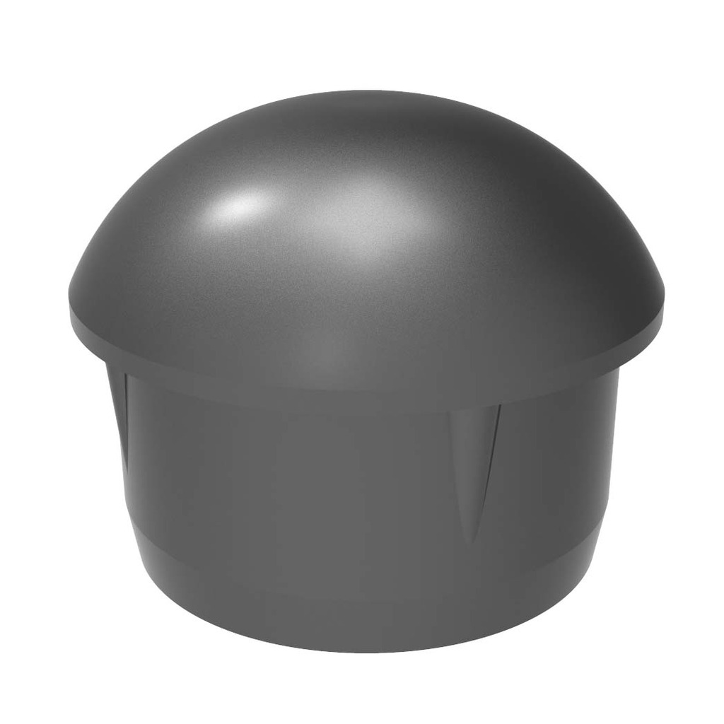 TAPA ALUMINIO TUBO REDONDO 40 Ø NEGRO  TAPA ALUMINIO TUBO REDONDO 40 Ø NEGRO