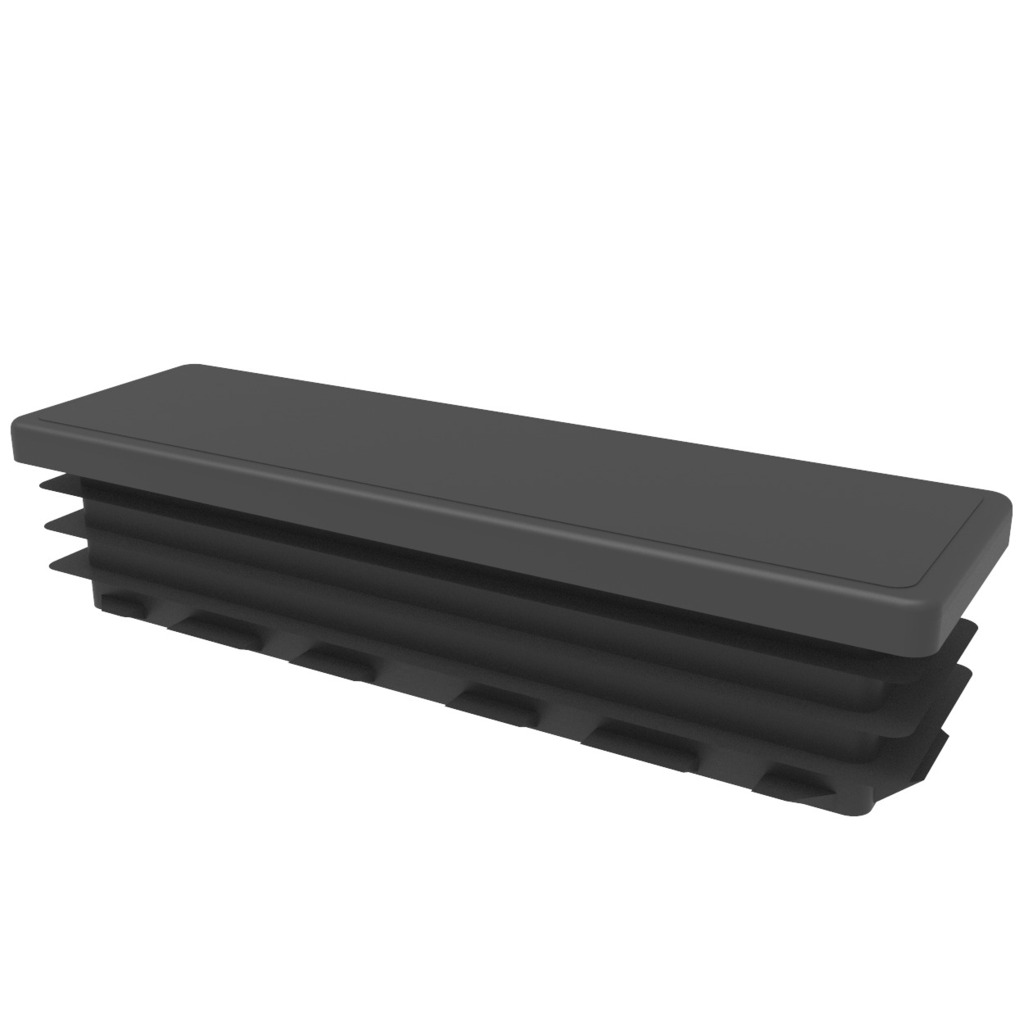 TAPA RECTANGULAR 50X30 mm NEGRO  TAPA RECTANGULAR 50X30 mm NEGRO