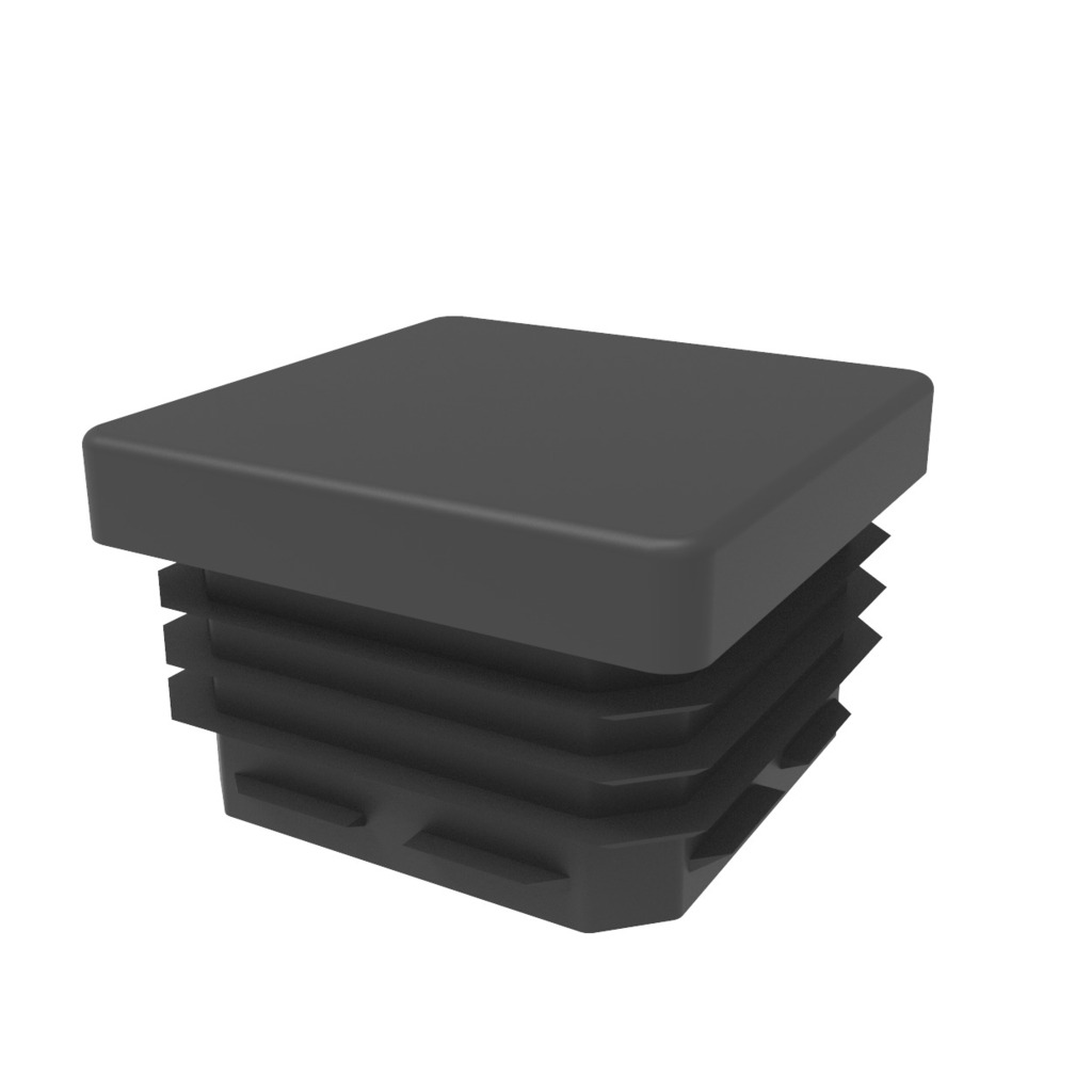 TAPA TUBO 30X30 NEGRO  TAPA TUBO 30X30 NEGRO