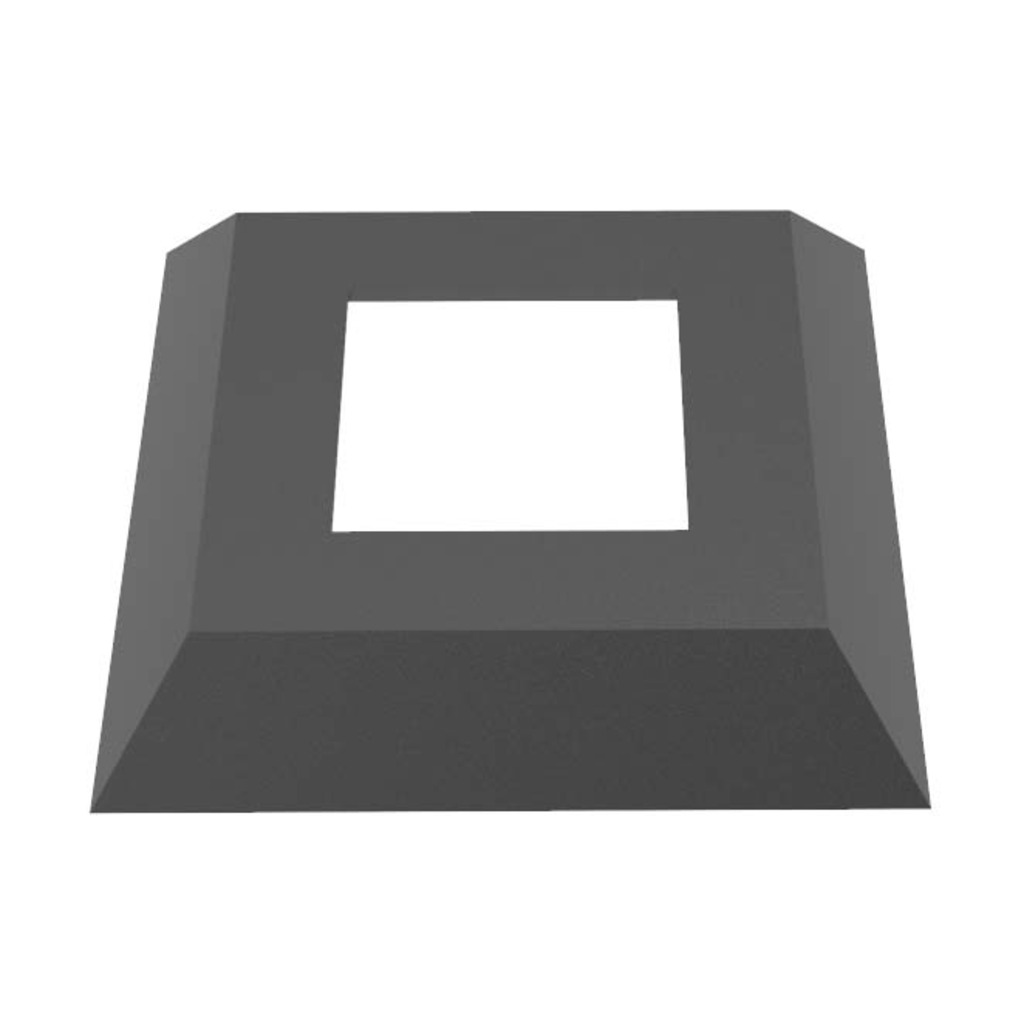 TAPA BASE DE ALUMINO 60X60 NEGRO  TAPA BASE DE ALUMINO 60X60 NEGRO